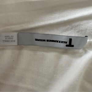 Alexander Wang white jersey maxi dress small